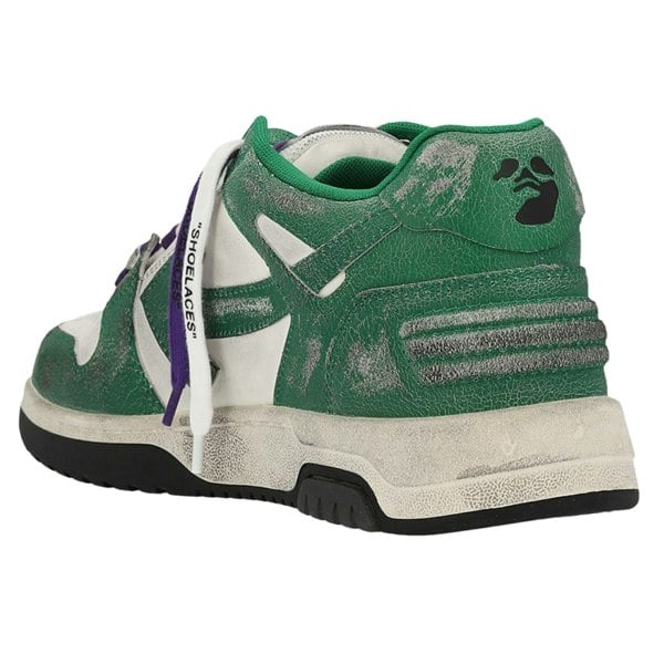 Off-White Out Of Office Vintage Leather Sneakers - Green