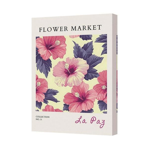 Benjamin Tate Design Flower Market Hibiscus Canvas Art Print La Paz Collection No 31