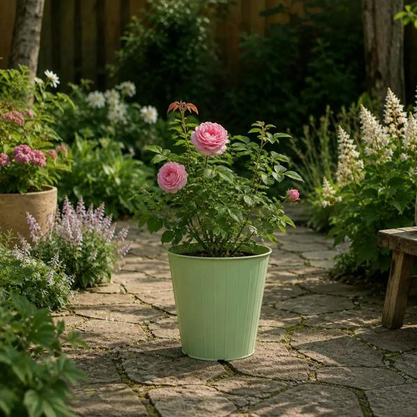 3L Mum In A Million Pink Rose Bush - Beautiful Flowering Plant Gift