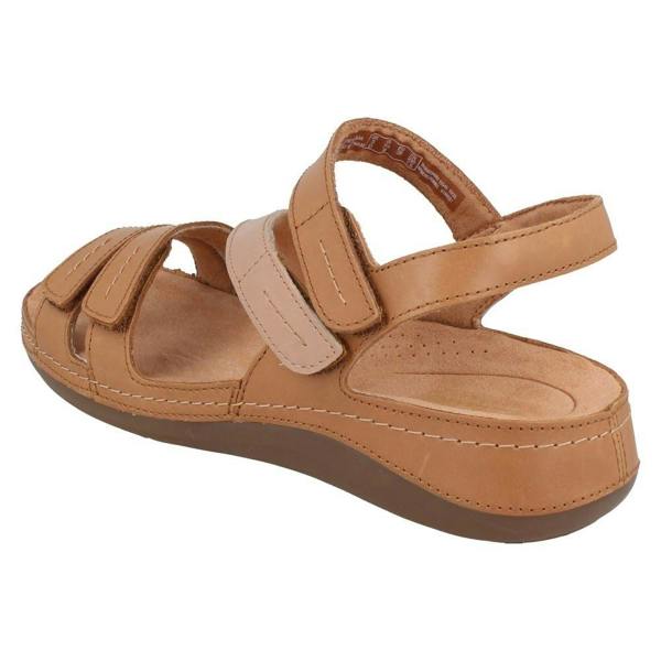 Clarks Ladies Clarks Hook and Loop Summer Sandals Cecily Mix