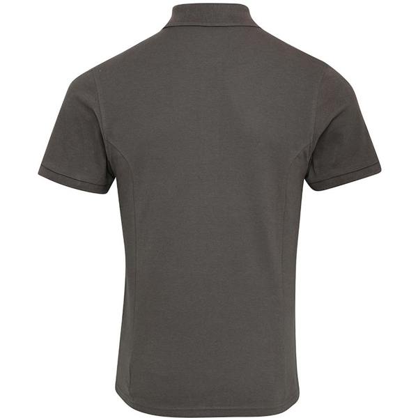 Premier Mens Coolchecker Plus Piqu Polo Shirt - Dark Grey