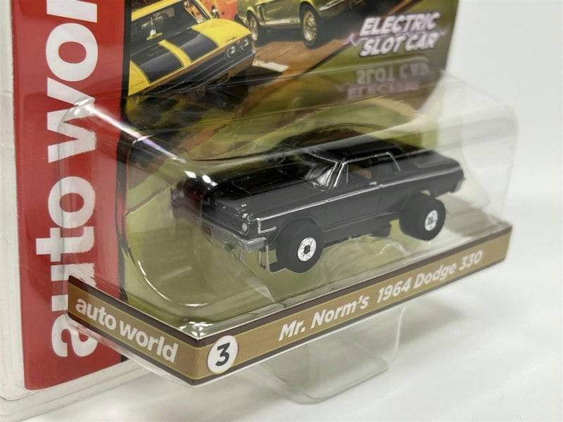 Auto World Slot Cars 1964 Dodge 330 Mr Norm's Thunderjet Ultra G HO Slot Car SC379-3