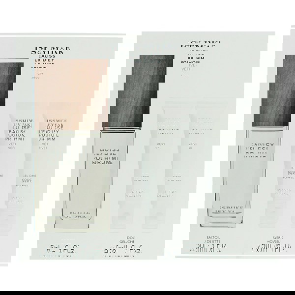 Issey Miyake L'eau D'issey Pour Homme Vétiver 3 Piece Gift Set: Eau de Toilette 50ml - Shower Gel 2 x 50ml