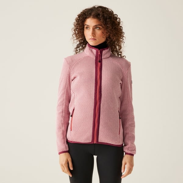 Regatta Women's Elzie Full Zip Fleece Jacket - Mineral Red