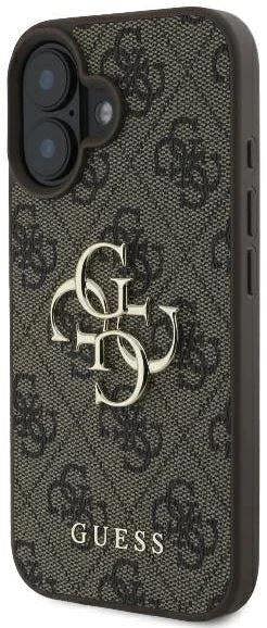 Guess 4G Big Logo Case for iPhone 16 6.1" Brown - GUHCP16S4GMGBR