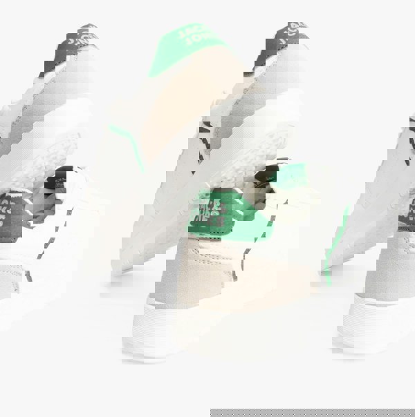 Jack & Jones EALING PU Mens Trainers White/Green