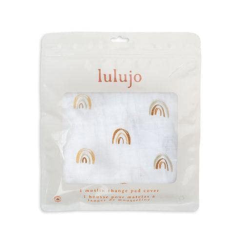 Lulujo - Changing Mat / Crib Fitted Sheet - Rainbows
