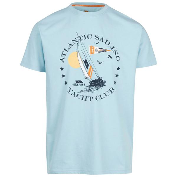 Trespass Mens Cedarf Printed T-Shirt - Seafoam - 
