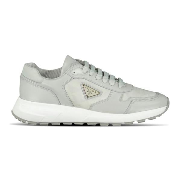 Prada Prax 01 Re - Nylon Leather Sneakers Grey - chancefashionco