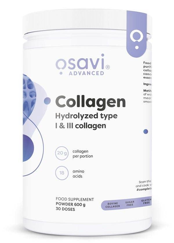 Osavi Collagen Hydrolysed Type I & III, Unflavoured - 600g