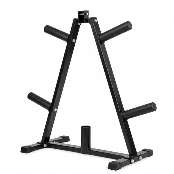 Centra Weight Plate Storage Rack Olympic Plate Holder Gym Weight Stand Tree