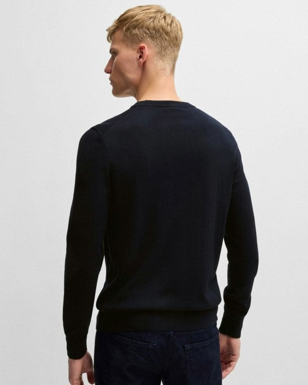 BOSS Orange Kanovano Mens Crew Neck Jumper NOS - Dark Blue 404