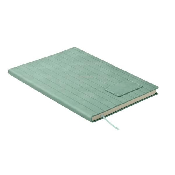 MidOcean Tintray Smokey PU A5 Notebook - Mint Green - 