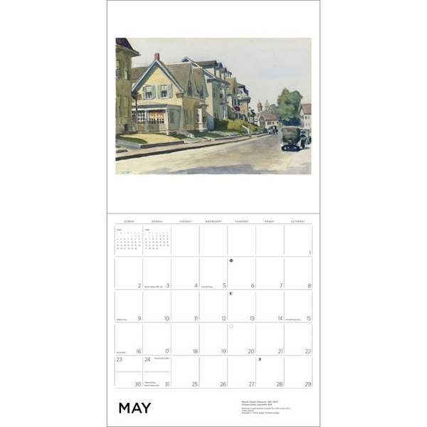 Edward Hopper Calendar 2027, Wall Calendars, Month To View, Art, Gift