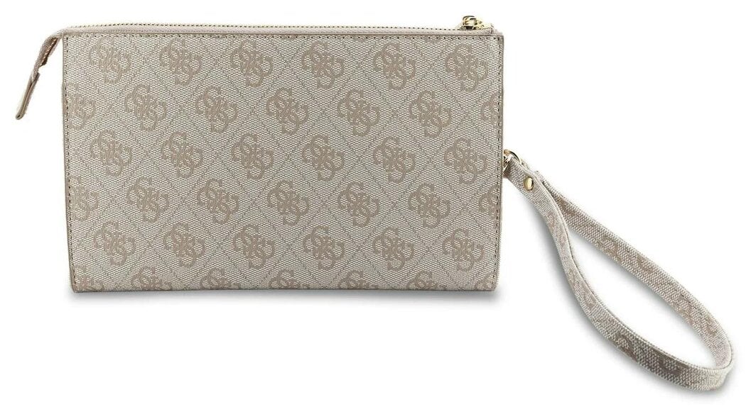 Guess PU Big 4G Logo Universal Phone Pouch with Strap Pink - GUWPO5P4GP4GLP