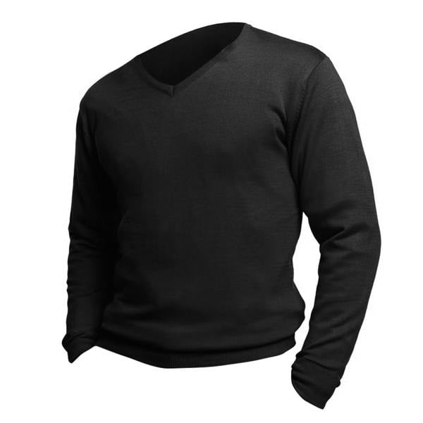 SOLS Mens Galaxy V Neck Sweater - Black