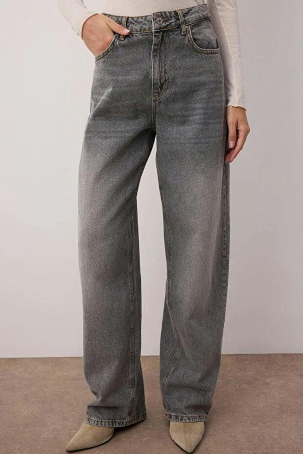 WOVCOR High Waist Baggy Jeans