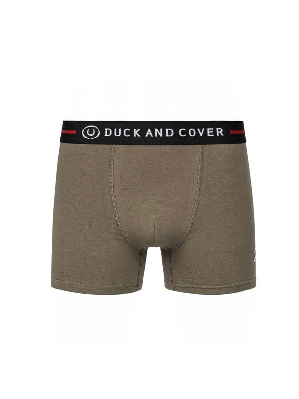 Duck and Cover Scorla Boxers 3pk Olive