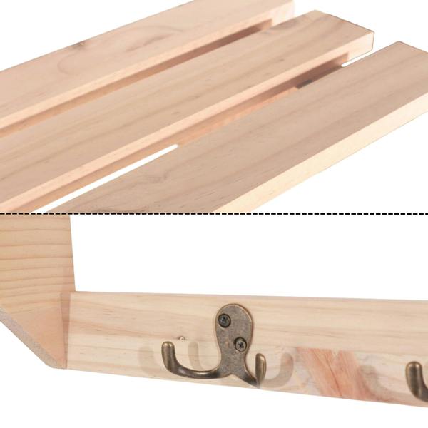 Core Products Hat & Coat Shelf Kit, Pre-Sanded Pine
