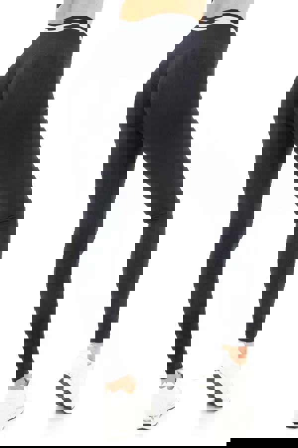 Smart Living Women's Leopard Print High Waisted Seamless Leggings - Black