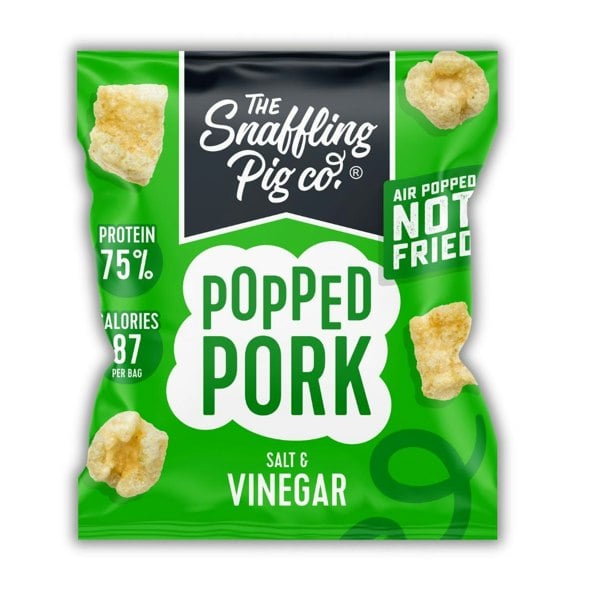 The Snaffling Pig Co Popped Pork - Salt & Vinegar