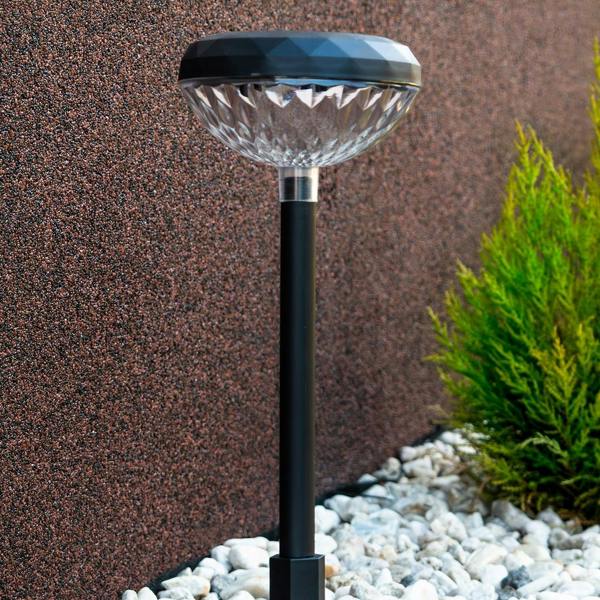 Milagro Tom RGB Solar Bollard IP44 2 pcs