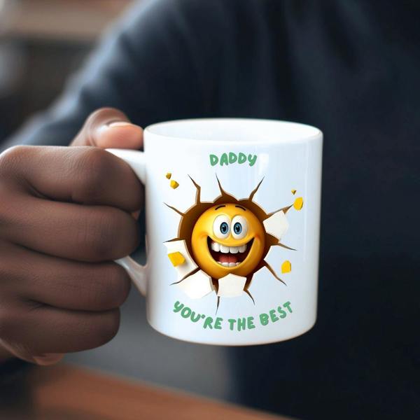 Aye Do Gifts Happy Face Breakout Mug Gift | Mum Dad Friend Gift
