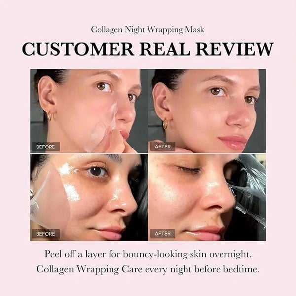 MEDICUBE Collagen Overnight Wrapping Peel Off Facial Mask