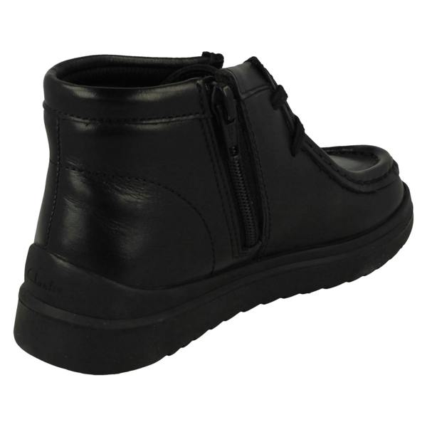 Clarks Boys Clarks Ankle Boots Ideal For School Goal Wally K