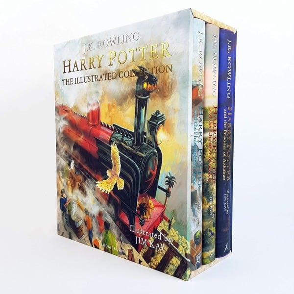 Harry Potter - The Illustrated Collection - Three Magical Classics Books 1 - 3