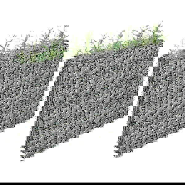 Berkfield Gabion Raised Bed Galvanised Steel 180x30x90 cm