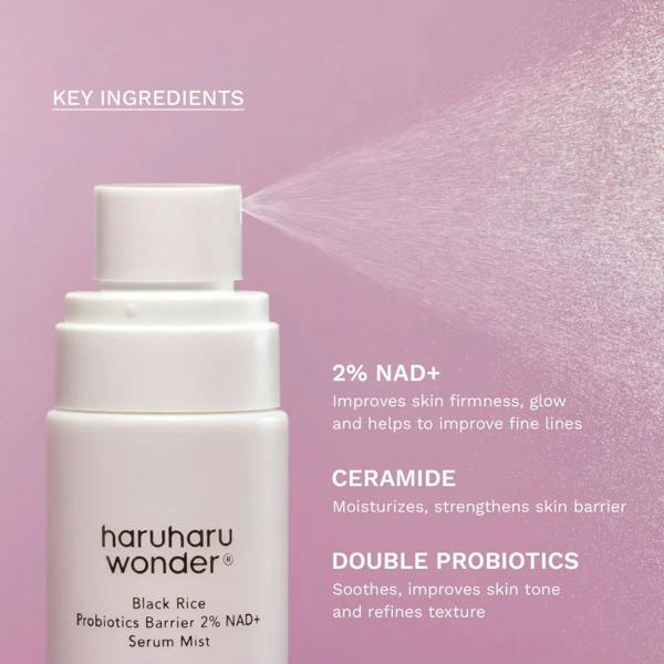HARUHARU WONDER Black Rice Probiotics Barrier 2% NAD+ Serum Mist 80ml