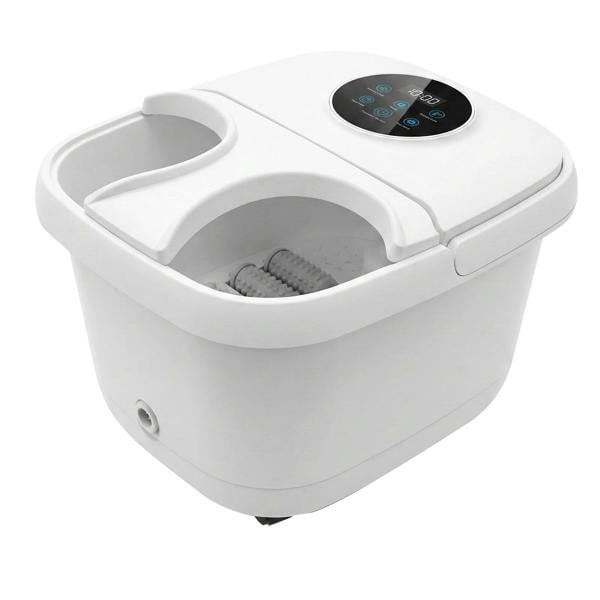 Spector Foot Spa Massager Bath Electric Heater Temperature Control Bubbles White