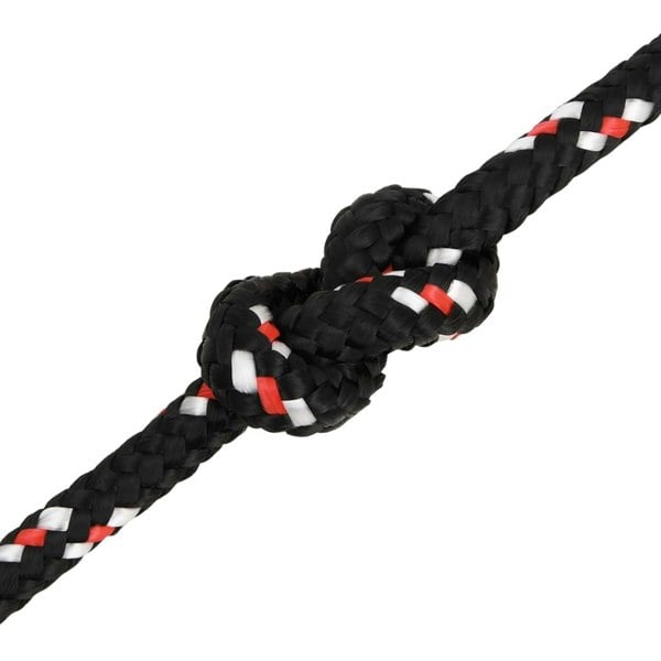 Berkfield Boat Rope Black 6 mm 50 m Polypropylene