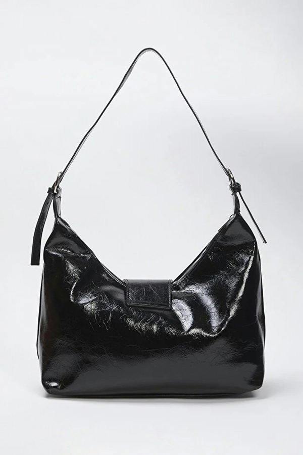 WOVCOR Trok Stone Embellished Belt Buckle Oval Women's Shoulder Bag