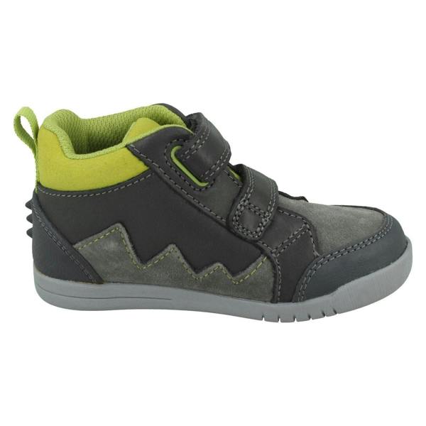 Clarks Boys Clarks Hook & Loop Casual Ankle Boots Rex Park