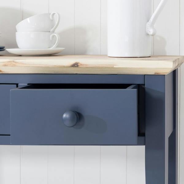 Statement Furniture Florence Console Table with 3 Drawers and Shelf. Hallway Slimline Storage