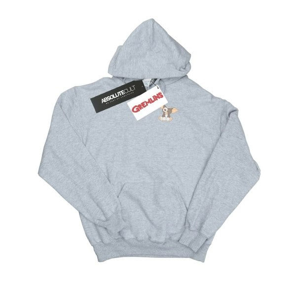 Gremlins Womens/Ladies Gizmo Chest Hoodie - Heather Grey