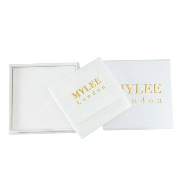 King Charles Spaniel Silhouette Silver Chain Bracelet - Personalised - MYLEE London