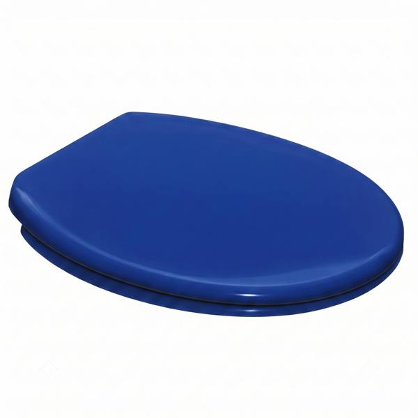 RTS Electric Blue Top Fix Slow Close Quick Release Toilet Seat