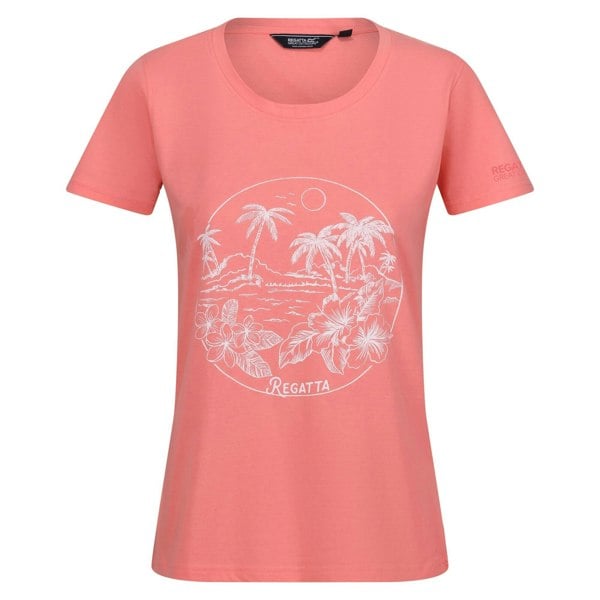 Regatta Women's Filandra VIII Tropical Island T-Shirt - Shell Pink