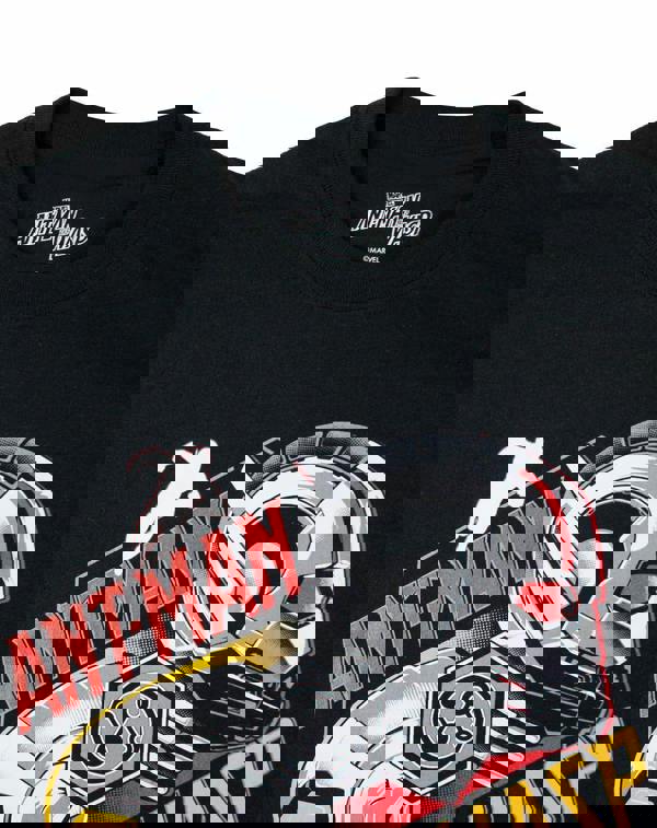 Marvel Mens Black Ant-Man, Wasp Short Sleeved T-Shirt