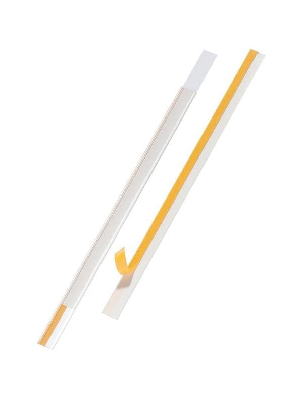 Durable SCANFIX Self-Adhesive EPOS Ticket Strip Holder | 25 Pack | 1000 x 30mm