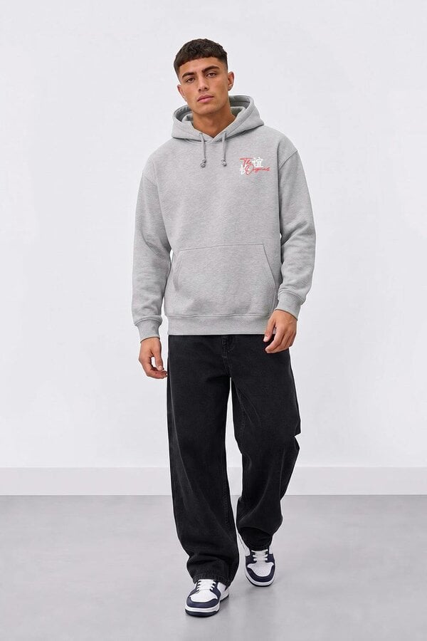 London Attitude Relaxed Fit Tokyo Japan Graphic Hoodie