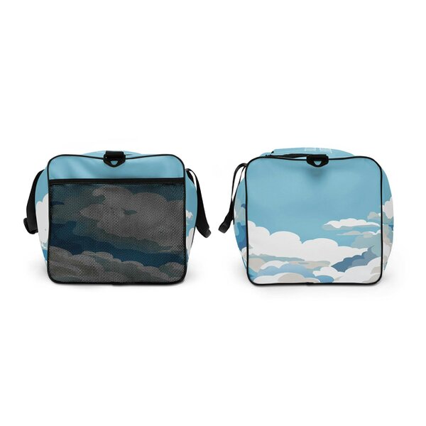 Anchor & Crew Cloud Thoughts Pattern Weekender Duffle Bag