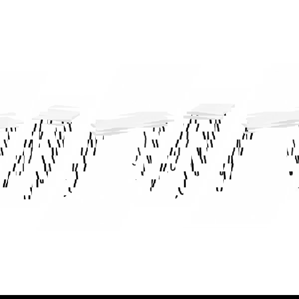 Dorel Home Owen Retro Coffee Table in White