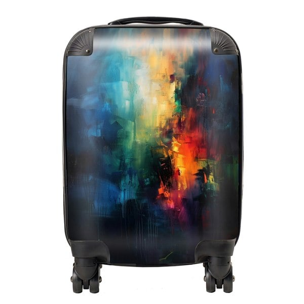 Warren Reed Colourful Chaos: Urban Dreamscape Suitcase