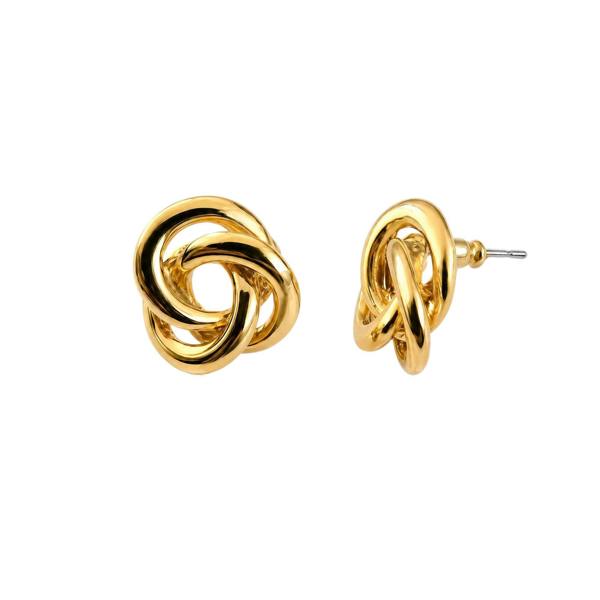 Gold Trip Vintage Knot Earrings