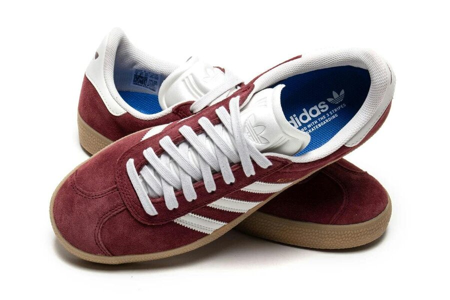 Adidas Gazelle ADV Shadow Red Crystal White Gold Metallic