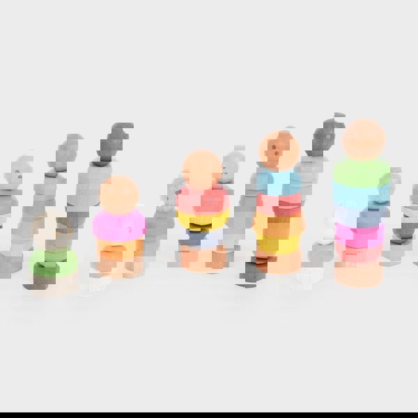 tickit Rainbow Wooden Community People